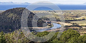 Landscape at Turangi in New Zealand