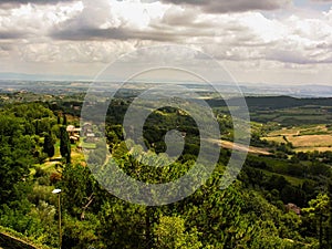 Landscape of the Tuscany, Italy photo