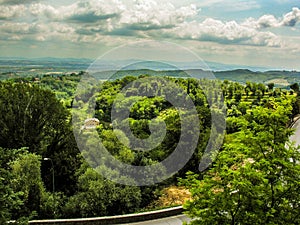 Landscape of the Tuscany, Italy photo