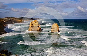 The landscape of the Twelve Apostle Rock