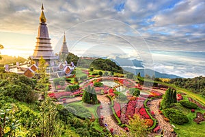 Landscape of two pagodas Noppamethanedol & Noppapol Phumsiri , I