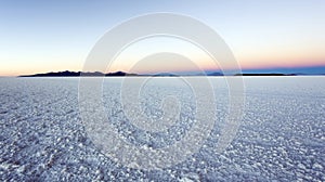 A landscape of Uyuni saltflat