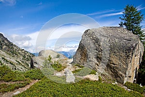 Landscape in the Valais