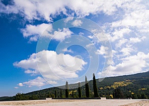 Landscape at Valle de Los Caidos, Spain