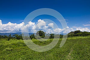 Landscape of valle del cauca en colombia