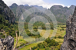 Landscape of vang vieng