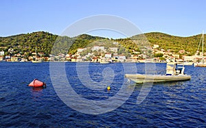 Landscape of Vathy Ithaca Greece