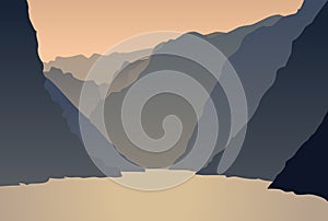 Landscape vector