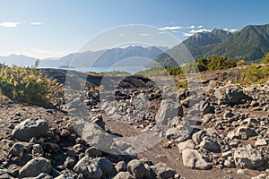 Landscape of Vicente Perez Rosales National Park, Chi