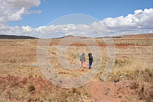 Landscape in the vicinity of Tiahuanaco.