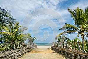 Landscape, view of Arugam Beach in Sri Lanka