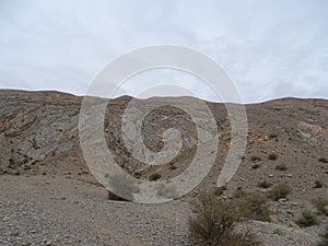 Desert view of Balochistan in Pakistan photo