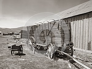 Bodie Goldmine Waggon photo