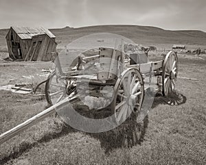 Bodie Goldmine Waggon photo