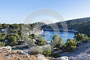 Landscape view on calanques in Cassis