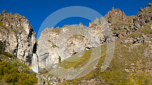 Landscape view of Caucasus mountains