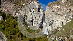 Landscape view of Caucasus mountains