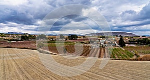 Landscape view of Cieza near Murcia in Spain