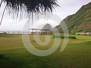 Landscape view of clear sky with calm sea water