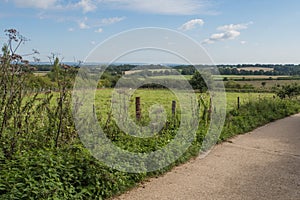 Landscape view of the countryside around Sissinghurst