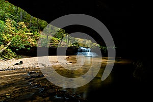 Creation Falls - Red River Gorge Geological Area - Appalachian Mountains - Kentucky photo