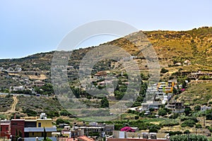 Landscape view of Crete island, Greece