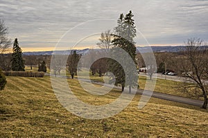 Landscape View from Crown Hill Memorial Park