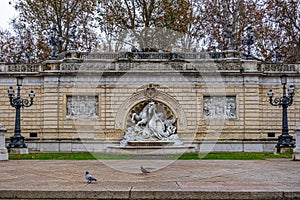 Landscape view of entrance to Parco della Montagnola.