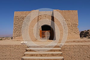 Landscape view of Gaochang Ruins inTurpan Xinjiang Province China