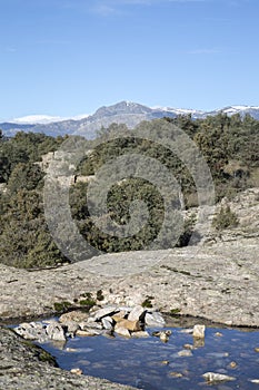 Landscape View of Guadarrama Mountain Range, Madrid