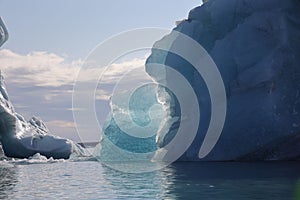 Landscape view of an iceberg