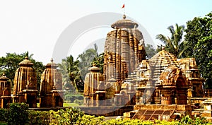 Landscape view of Indian Temple