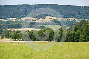 Landscape view from Iron mountains - Zelezne hory, Czech Republic