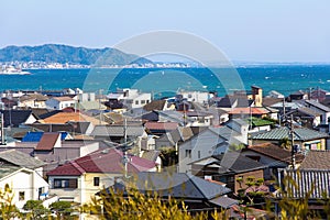 Landscape view of Kamakura town