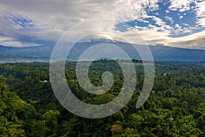 Landscape view of Kilimanjaro mountain in Tanzania