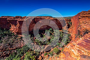 Landscape view at Kings Canyon, Australia Outback