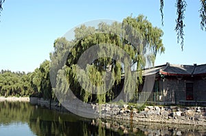 Landscape view on the lake, south china.