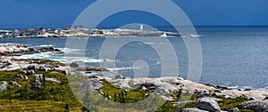 Glacial Erratics and the Lighthouse photo