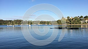 Landscape view of Mangonui Northland at the north Island of New Zealand