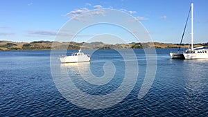 Landscape view of Mangonui Northland at the north Island of New Zealand