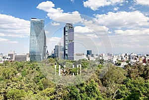 Mexico City Landscape from the Chapultepec Castle