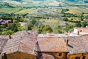 Landscape view in Montepulciano