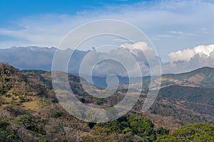 Landscape view in Monteverde reserve cloud forest, Costa Rica