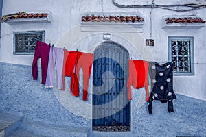 Landscape View of the old traditional entrance. Chefchaouen