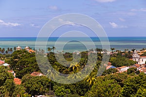 Landscape view of Olinda, Pernambuco, Brazil