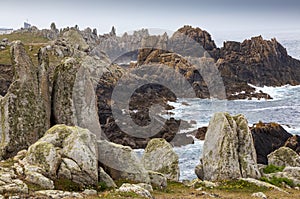 Landscape view at Ouessant Island Brittany France