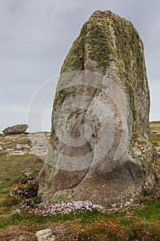 Landscape view at Ouessant Island Brittany France