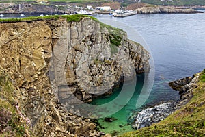 Landscape view at Ouessant Island Brittany France