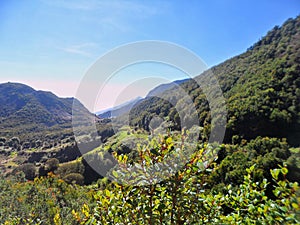 Landscape View on The Papandayan Mountain