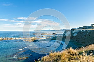 Landscape view from the Point Kean Viewpoint, Kaikoura New Zealand. photo